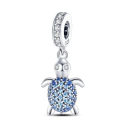 Summer Series Original 925 Sterling Silver Charms Bead Blue Marine Life Pendant Fit Original Bracelet For Women Jewelry Gift