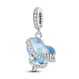 Summer Series Original 925 Sterling Silver Charms Bead Blue Marine Life Pendant Fit Original Bracelet For Women Jewelry Gift