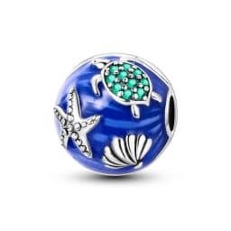 Summer Series Original 925 Sterling Silver Charms Bead Blue Marine Life Pendant Fit Original Bracelet For Women Jewelry Gift