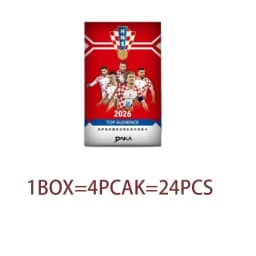 2025-2026 Daka Messi Yamal Mbappe Football Collection Card Real Madrid Barcelona Manchester Juventus Ale Milano Star Player Card