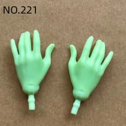 Monster Doll Replacement Parts Set DIY Doll Dressing Accessories Includes Hands Feet Legs Elbows for Personality Doll Making