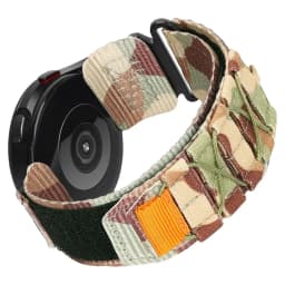 20 22mm Camouflage Nylon Strap for Samsung Galaxy Watch 7 6 5 4 40/44mm 6Classic 5Pro Bracelet for Huawei GT6/5/4 6/5/4Pro Band