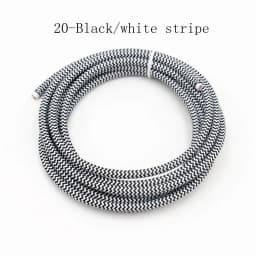 2m 3m 5m 10m 250V 2 Core 0.75mm2 Textile Electric Wire Fabric Cloth Braided Flex Cable Vintage Lamp Cord