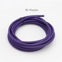 2m 3m 5m 10m 250V 2 Core 0.75mm2 Textile Electric Wire Fabric Cloth Braided Flex Cable Vintage Lamp Cord