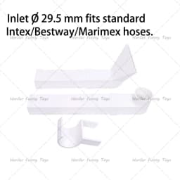 Pool Fountain Direct Mounting Compatible With Bestway or Intex Nozzles Pool Waterfall Easy To Install, Suitable for Pool Parties