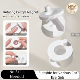 MIANEL New Upgrade 3-Second Hollow Cat Eye Magnet Strong Power Ring Magnet Fast Black Hole Effect for Magnetic Nail Art Beginner