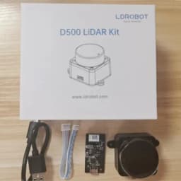 LDROBOT D500 lidar kit TOF laser Radar Lidar Scanner 360° 60000Lux support ROS1 ROS2 for Indoor and outdoor (C1)