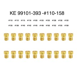 ZSDTRP 20pcs Carburetor Main/Slow Pilot Jet Set Replacement For PWK PWM PE 24 26 28 30 PJ FCR-MX CV Motorcycle Carburetor Jets