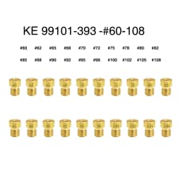 ZSDTRP 20pcs Carburetor Main/Slow Pilot Jet Set Replacement For PWK PWM PE 24 26 28 30 PJ FCR-MX CV Motorcycle Carburetor Jets