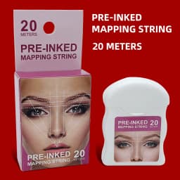 20M Mapping Pre-ink String for Microblading Eyebow Make Up Dyeing Liner Thread Semi Permanent Positioning Eyebrow Measuring Tool