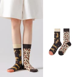 New original AB autumn and winter personalized mid tube combed cotton socks, trendy sports and casual socks