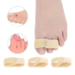 Pexmen 1/2/5/10Pcs Hammer Toe Straightener Toe Splints Cushions Bandages for ProtectorCrooked & Overlapping Toes Protector
