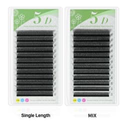 GAHAMACA W-Shape Eyelash Extension 3D/4D/5D YY Lash Extensions Premade Volume Fans Natural Light Faux Mink Lashes Supplies