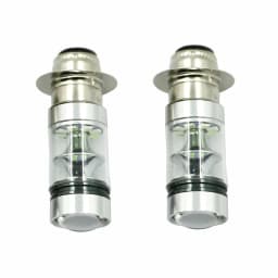 2Pcs 100W H6 LED Headlights Bulbs Super White Low High Beam for Yamaha YFZ450R Rhino 700 Raptor YFM660 TRX Motorcycle Accessorie