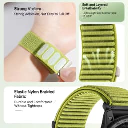 20/22/26mm Quick-release Nylon Strap for Garmin Tactix 8/Quatix 8 51/47mm Bracele Band Garmin Instinct 3/Forerunner 970 965 955