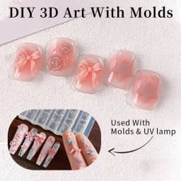 UR SUGAR 6 IN 1 Extension Nail Gel 15ML Clear Quick Builder Nail Gel Semi Permanent Self-leveling UV Construction Gel Soak Off