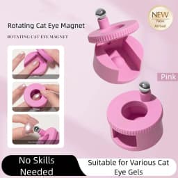 Upgraded Automatic Cat Eye Nail Tool New Multi-Functional Powerful Magnet for Attracting Wide-Beam French Manicure Nail Magnet
