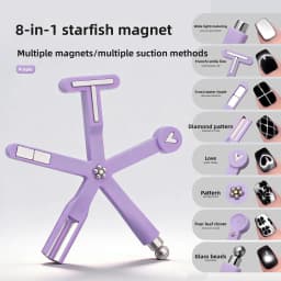 Upgraded Automatic Cat Eye Nail Tool New Multi-Functional Powerful Magnet for Attracting Wide-Beam French Manicure Nail Magnet