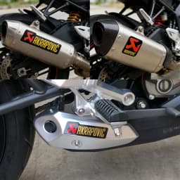 For Akrapovic Motorcycle Exhaust Pipe Stickers Metal Aluminum Emblem Decals Bike Muffler Logo Badge Motorbike Accessories