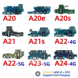 Dock USB Charger Board Port Connector Charging Flex Cable For Samsung Galaxy A20 A21 A22 A23 A24 A25 A26 A266B A226B A235F US EU