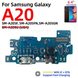 Dock USB Charger Board Port Connector Charging Flex Cable For Samsung Galaxy A20 A21 A22 A23 A24 A25 A26 A266B A226B A235F US EU