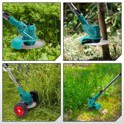 Cordless Electric Lawn Mower Foldable Adjustable Trimmer Efficient Garden Pruning Cutting Power Tools For Makita 18V Battery Pin