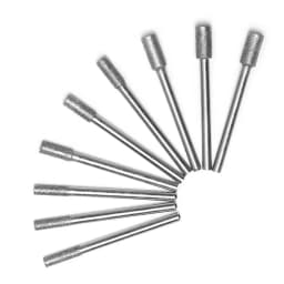 5Pcs 3/4/5mm Diamond Drill Chainsaw Sharpener Fits 1453 Craftsman Round File Micro-carving Needle Chainsaws Sharpening Tools