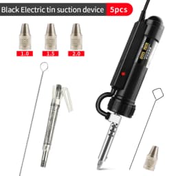 LUXIANZI 30w/40w Powerful Electric Desoldering Pump Suction Tin Vacuum Removal Tool Hand Welding Tools Solder Iron Desolder Gun