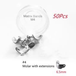 20/50Pc New Dental Matrix Bands Sectional Contoured Metal Matrices Matrix For Teeth Replacement Dentist Tools Dentistry Material