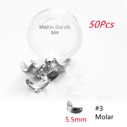 20/50Pc New Dental Matrix Bands Sectional Contoured Metal Matrices Matrix For Teeth Replacement Dentist Tools Dentistry Material