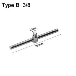 1/4 3/8 1/2 Drive Socket Wrench Extension Sliding T Bar Auto Repair Tool Sleeve Slide Bar Force Applying Rod Pipe Wrench