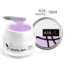 15ml VENALISA Jelly Builder Nude Color UV Construction Gel Glitter Extension Camouflage Soak Off Fast Building Gel Varnish