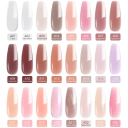 15ml VENALISA Jelly Builder Nude Color UV Construction Gel Glitter Extension Camouflage Soak Off Fast Building Gel Varnish