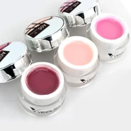 15ml VENALISA Jelly Builder Nude Color UV Construction Gel Glitter Extension Camouflage Soak Off Fast Building Gel Varnish