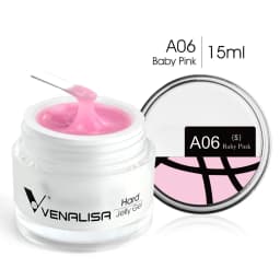 15ml VENALISA Jelly Builder Nude Color UV Construction Gel Glitter Extension Camouflage Soak Off Fast Building Gel Varnish