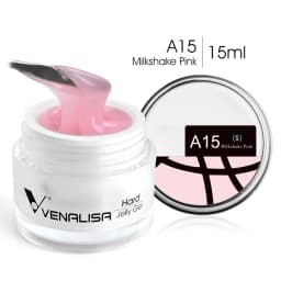 15ml VENALISA Jelly Builder Nude Color UV Construction Gel Glitter Extension Camouflage Soak Off Fast Building Gel Varnish