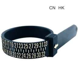 UK USA British American European Standard Measurement Belt Bracelet Rings Sizer Finger Size Screening Jewellery Tool Custom Logo