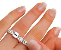 UK USA British American European Standard Measurement Belt Bracelet Rings Sizer Finger Size Screening Jewellery Tool Custom Logo