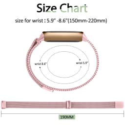 For Fitbit Luxe Band Sport Strap Metal Magnetic Smart Watchband Wristband Band For Fitbit Luxe Strap Bracelet Replacement