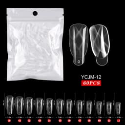 120/100/60 Pcs Nail Forms For UV Gel Quick Building Extension Top Molds Dual Forms Acrylic Nail Art Tips Nails Accessories Tools
