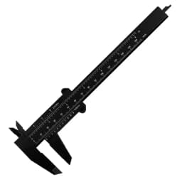 0-150mm Vernier Calipers Double Rule Scale Plastic Ruler For Jewelry Measurement School Student Measuring Tools Hand Tool