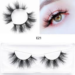 E11 Mink Lash Fluffy Wispy Eyelashes Vegan Cruelty-Free 3D Mink Lashes Cross Eyelash Extension Lashes Mink False Eyelash Makeup