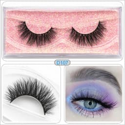 E11 Mink Lash Fluffy Wispy Eyelashes Vegan Cruelty-Free 3D Mink Lashes Cross Eyelash Extension Lashes Mink False Eyelash Makeup
