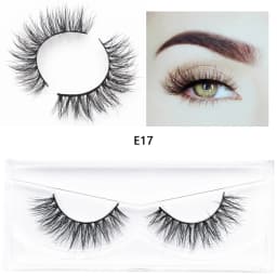 E11 Mink Lash Fluffy Wispy Eyelashes Vegan Cruelty-Free 3D Mink Lashes Cross Eyelash Extension Lashes Mink False Eyelash Makeup