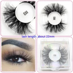 E11 Mink Lash Fluffy Wispy Eyelashes Vegan Cruelty-Free 3D Mink Lashes Cross Eyelash Extension Lashes Mink False Eyelash Makeup