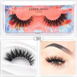 E11 Mink Lash Fluffy Wispy Eyelashes Vegan Cruelty-Free 3D Mink Lashes Cross Eyelash Extension Lashes Mink False Eyelash Makeup
