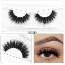 E11 Mink Lash Fluffy Wispy Eyelashes Vegan Cruelty-Free 3D Mink Lashes Cross Eyelash Extension Lashes Mink False Eyelash Makeup