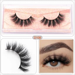 E11 Mink Lash Fluffy Wispy Eyelashes Vegan Cruelty-Free 3D Mink Lashes Cross Eyelash Extension Lashes Mink False Eyelash Makeup