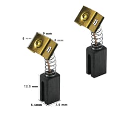 5 Pairs Carbon Brushes 6.4 x 7.9 x 12.5mm 596071-00 for Black Decker Angle Grinder Electric Motors CD105 CD110 CD115 KG900
