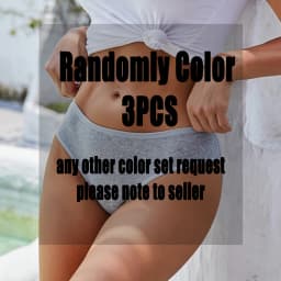 3PCS/SET Cotton Solid Color Women Panties Female Sexy Underwear Briefs Basic Panties for Woman's Underpants Intimates Lingerie